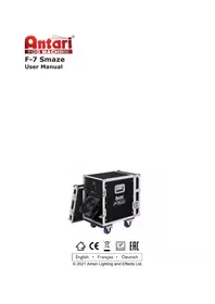 Notice Antari F-7 Machine à effet