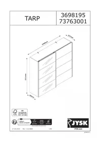 Notice JYSK TARP 250X221 Armoire