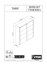 Notice JYSK TARP 202X221 Armoire