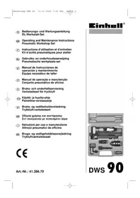 Notice EINHELL DWS 90 Compresseur d'air