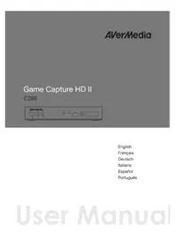 Notice AVERMEDIA LIVE GAMER 4K GC573 Uncategorized