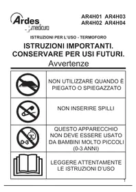 Notice ARDES AR4H02 Estimulador muscular electrónico