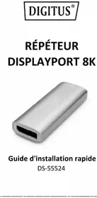 Notice Digitus DS-55524 Convertisseur audio/vidéo