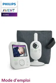 Notice PHILIPS AVENT SCD892 Moniteurs pour bébé