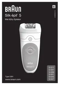 Notice BRAUN SILK-éPIL 5-545 Epilateur