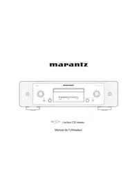 Notice MARANTZ CD 50N Lecteur/enregistreur de cd