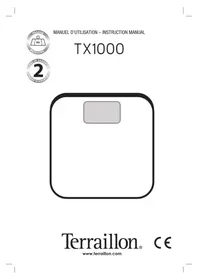 Notice TERRAILLON TX1000 Balance