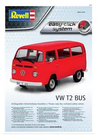 Notice Revell VOLKSWAGEN T2 BUS Maquettisme