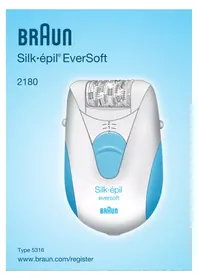 Notice BRAUN SILK-éPIL EVERSOFT 2180 Epilateur
