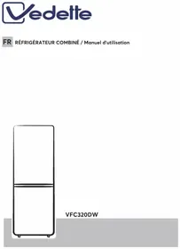 Notice VEDETTE VFC320DW Fridge