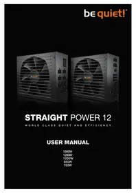 Notice Be Quiet! STRAIGHT POWER 12 Alimentation (PC)