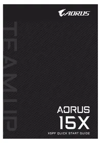 Notice GIGABYTE AORUS 15X 笔记本电脑