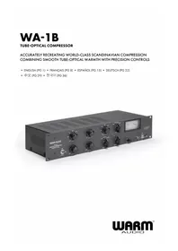 Notice Warm Audio WA-1B Compresseur