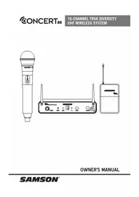 Notice SAMSON CONCERT 88 CAMERA Microphone