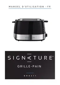 Notice SIGNATURE GR8211 Grille pain