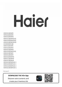 Notice HAIER HDW1618CNPW Jääkaappi