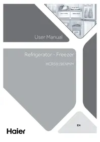Notice HAIER HCR59F19ENMM Hűtőszekrény