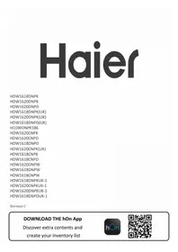 Notice HAIER HDW1618CNPK Jääkaappi