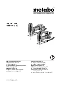 Notice METABO ST 18 L 90 Sega
