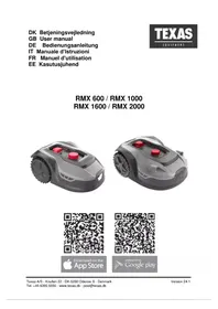 Notice Texas RMX1600 Tondeuse robotique