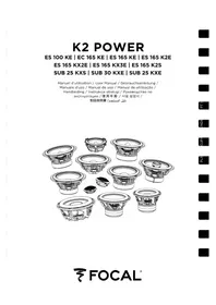 Notice FOCAL ES 165 K2E Haut-parleur