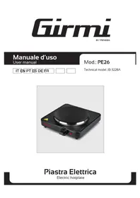 Notice GIRMI PE26 Cocina