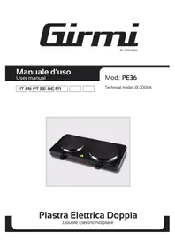 Notice GIRMI PE36 Cocina