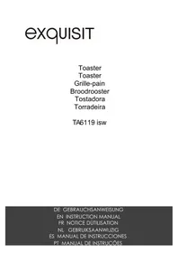 Notice Exquisit TA6119 ISW Broodrooster