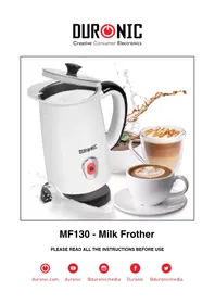 Notice Duronic MF130 Montalatte