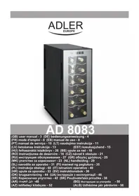 Notice ADLER AD 8083 Soyuducu