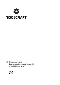 Notice Toolcraft ABS-800 Visseuse