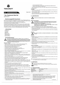 Notice Toolcraft PT-237 Machine de soudure