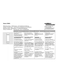 Notice Heidemann CHORUS Sonnette de portes