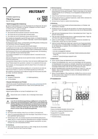 Notice VOLTCRAFT PTM-200 Thermometer