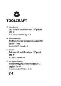 Notice Toolcraft MW-138 Multigereedschap