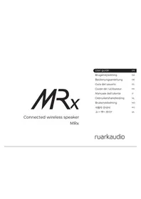 Notice Ruark Audio MRX MK1 Haut-parleur