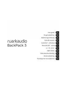 Notice Ruark Audio BACKPACK 3 Non catégorisé