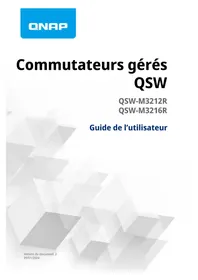 Notice QNAP QSW-M3212R-8S4T Commutateur