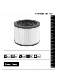 Notice Laserliner AIRBREEZE 120 FILTER Purificateur d'air
