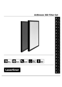 Notice Laserliner AIRBREEZE 360 FILTER-SET Purificateur d'air