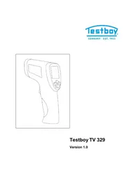 Notice Testboy TV 329 Thermometer