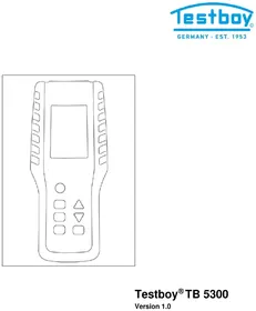 Notice Testboy TB 5300 Thermometer