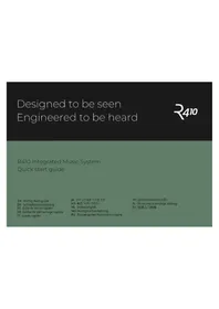 Notice Ruark Audio R410 Système hifi