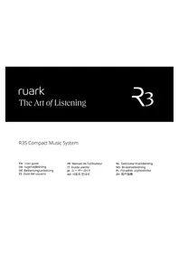 Notice Ruark Audio R3S Système hifi