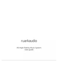 Notice Ruark Audio R5 MK1 Système hifi