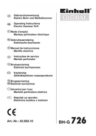 Notice Global BH-G 726 Marteau