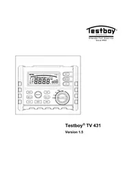 Notice Testboy TV 431 équipements de mesure