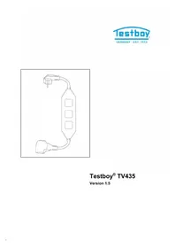 Notice Testboy TV435 Multimètre