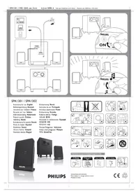 Notice PHILIPS SPA1301 Enceinte