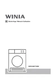 Notice WINIA WVR-09HT1WW Sèche-linge